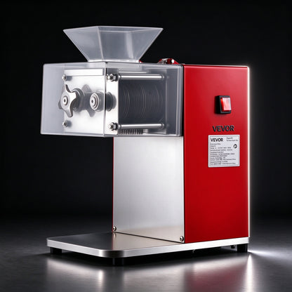 850W Commercial Meat Cutter Machine, 551 lb/h Heavy-Duty Stainless Steel Meat Slicer 3.5mm Blade, 3-in-1 Industrial Meat Cutting Machine for Butcher Shop Deli Restaurant